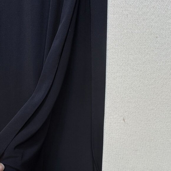 Michael Kors Women's Cocktail Maxi Dress Sleeveless Stretch Size XS Black Solid - Picture 7 of 12